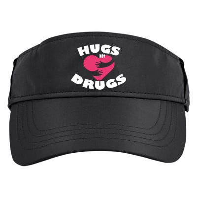 Hugs Not Drugs Adult Drive Performance Visor