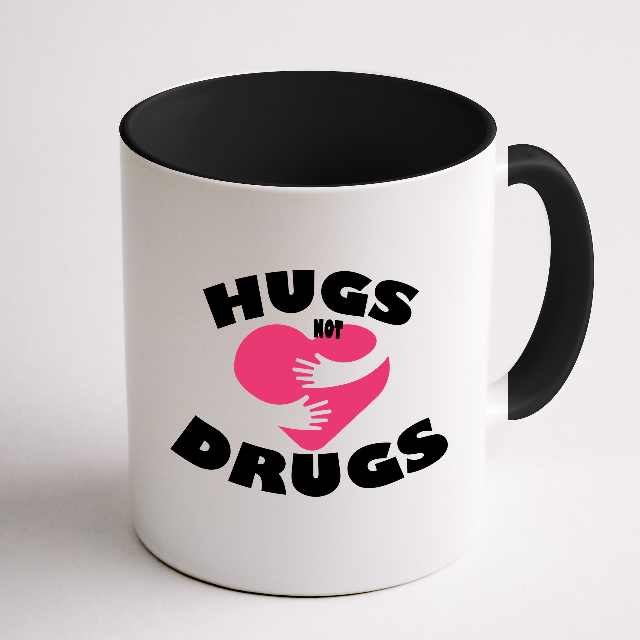 Hugs Not Drugs Mug