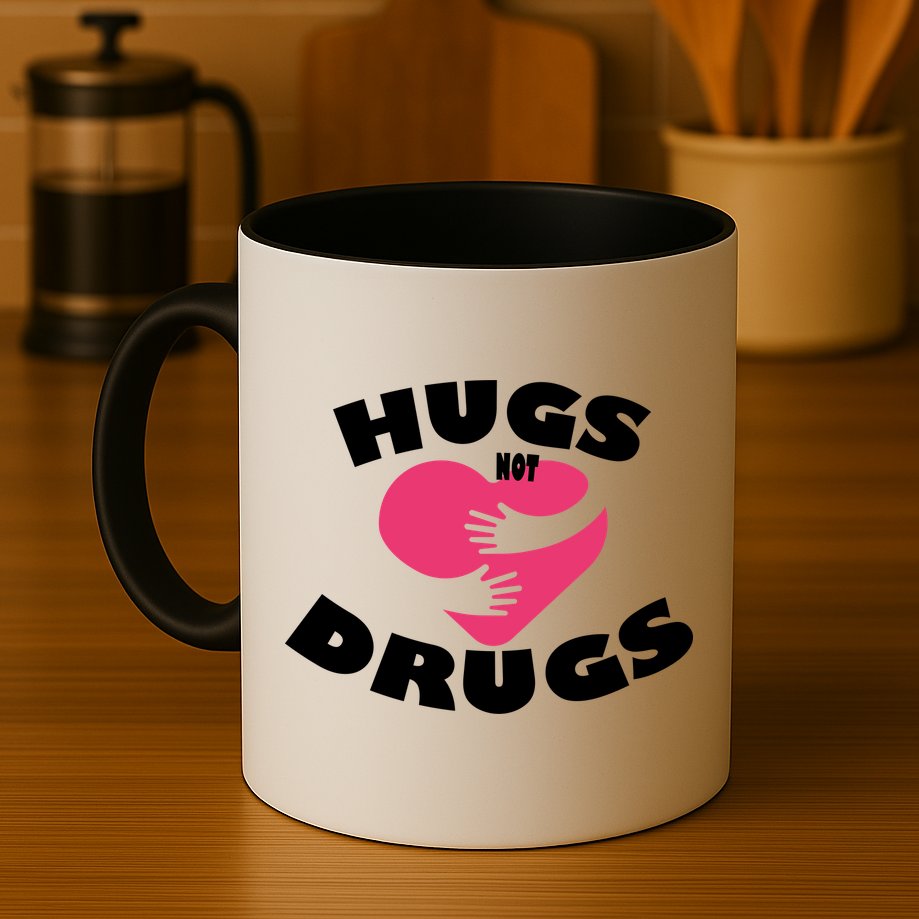 Hugs Not Drugs Mug