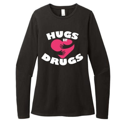 Hugs Not Drugs Womens CVC Long Sleeve Shirt