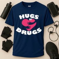 Hugs Not Drugs Cooling Performance Crew T-Shirt