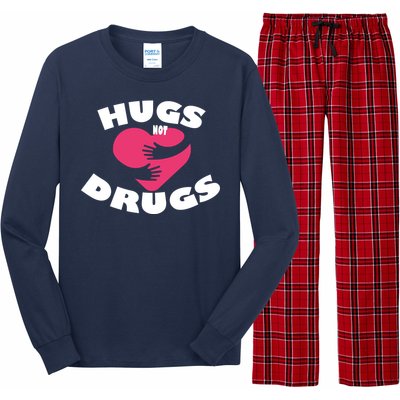 Hugs Not Drugs Long Sleeve Pajama Set