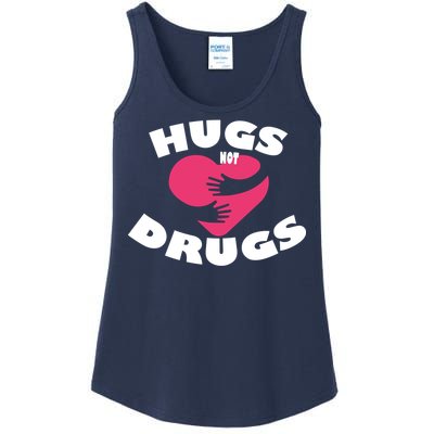 Hugs Not Drugs Ladies Essential Tank