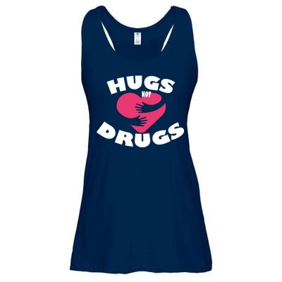 Hugs Not Drugs Ladies Essential Flowy Tank