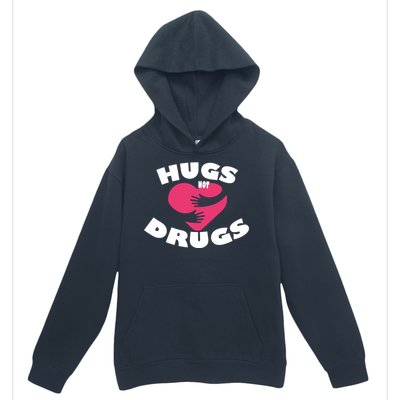 Hugs Not Drugs Urban Pullover Hoodie