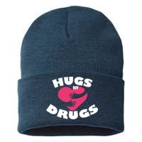 Hugs Not Drugs Sustainable Knit Beanie