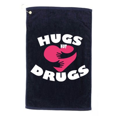 Hugs Not Drugs Golf Towel