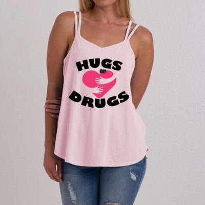 Hugs Not Drugs Women's Strappy Tank