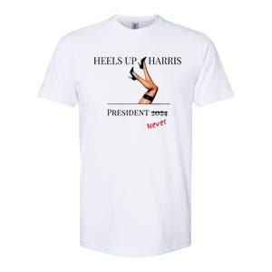 Heels Up Harris President 2024 Never Softstyle CVC T-Shirt