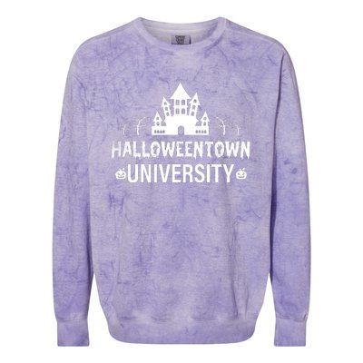 Halloweentown University Halloween Quote Colorblast Crewneck Sweatshirt