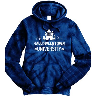 Halloweentown University Halloween Quote Tie Dye Hoodie