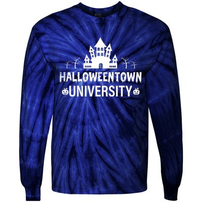 Halloweentown University Halloween Quote Tie-Dye Long Sleeve Shirt