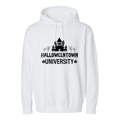 Halloweentown University Halloween Quote Garment-Dyed Fleece Hoodie