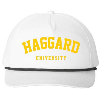 Haggard University Snapback Five-Panel Rope Hat