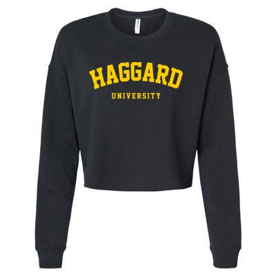 Haggard University Cropped Pullover Crew