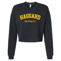Haggard University Cropped Pullover Crew