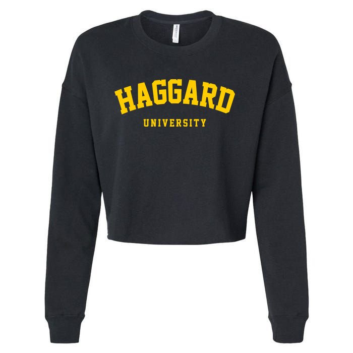 Haggard University Cropped Pullover Crew