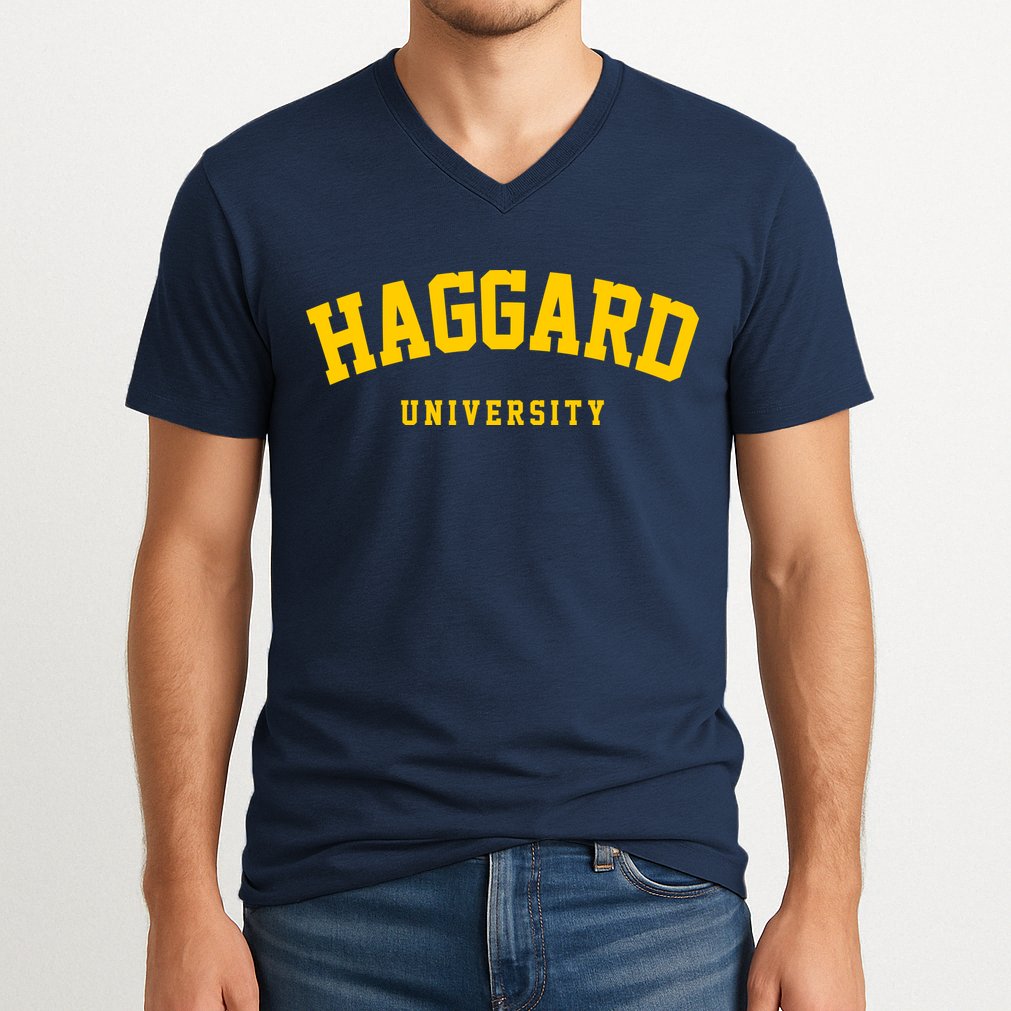 Haggard University V-Neck T-Shirt