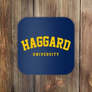 Haggard University Coaster