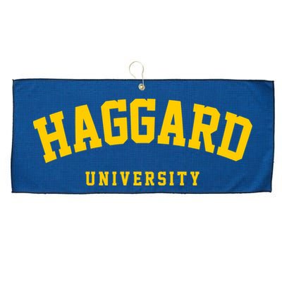 Haggard University Large Microfiber Waffle Golf Towel