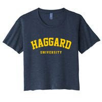 Haggard University Women's Crop Top Tee