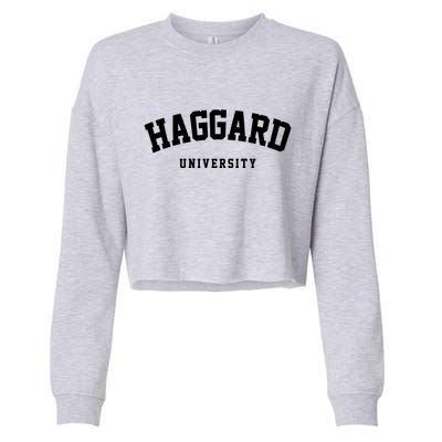 Haggard University Cropped Pullover Crew