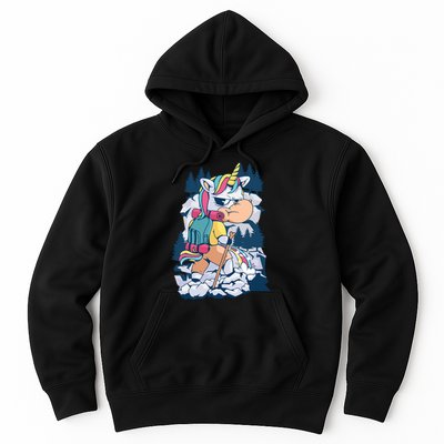 Hiking Unicorn Hoodie