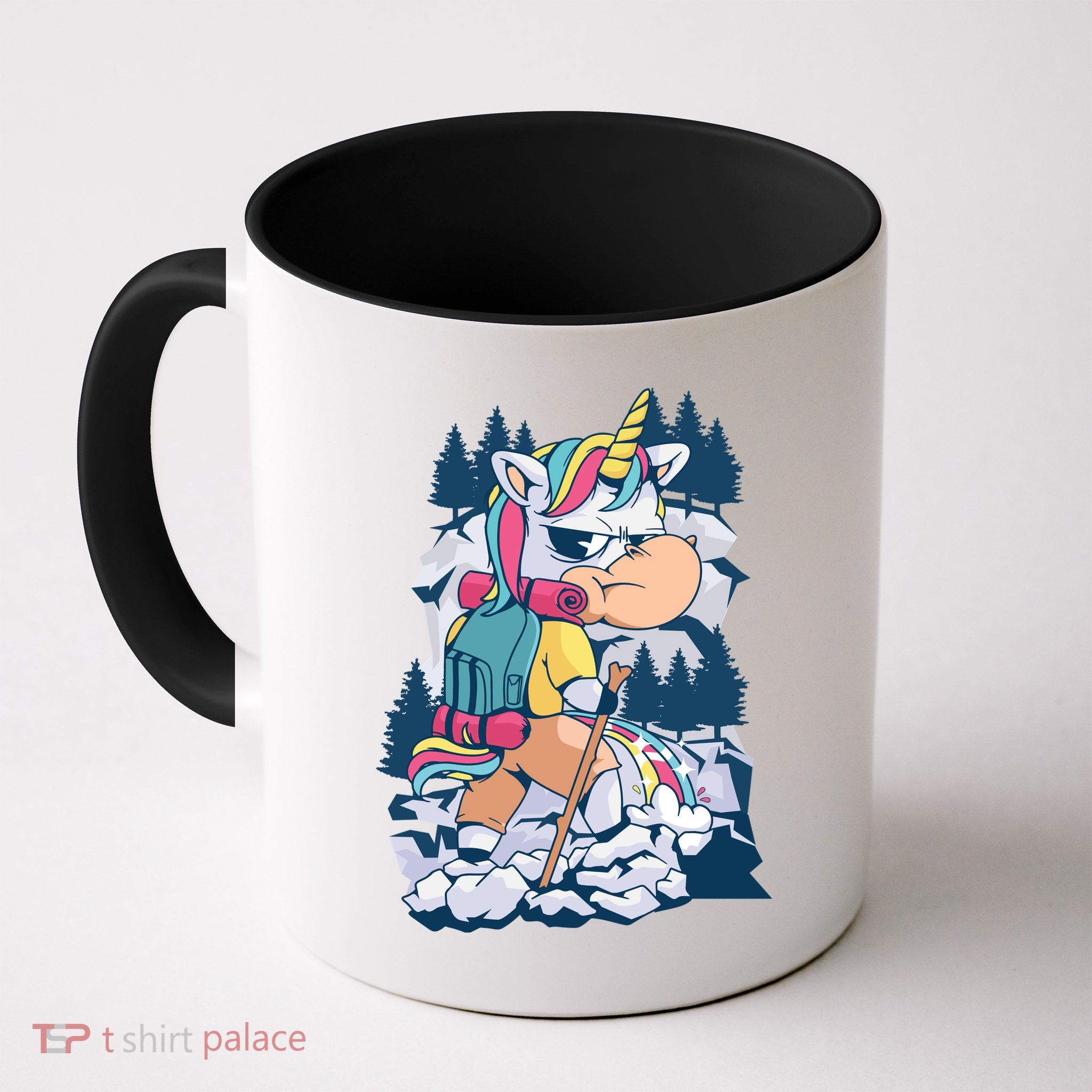 Hiking Unicorn Mug