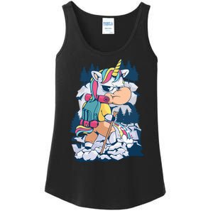 Hiking Unicorn Ladies Essential Tank