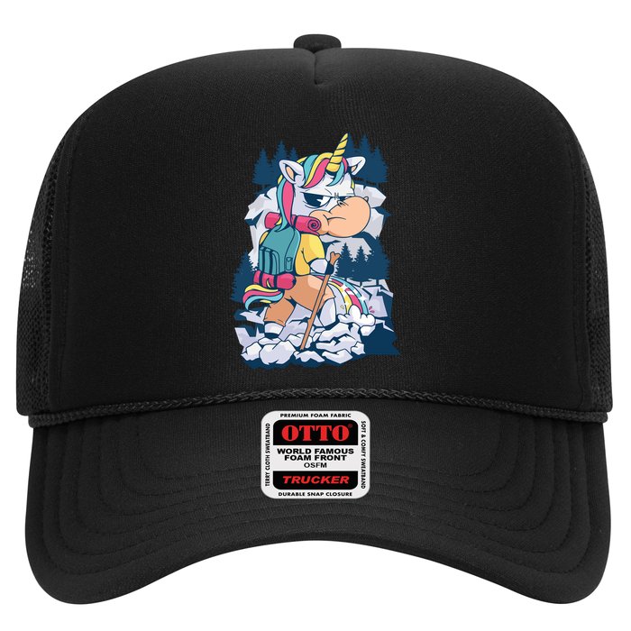 Hiking Unicorn Trucker Hat