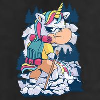 Hiking Unicorn Trucker Hat