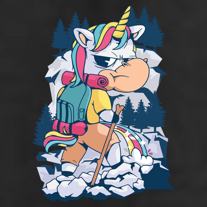 Hiking Unicorn Trucker Hat