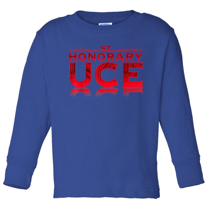 Honorary Uce Toddler Long Sleeve Shirt