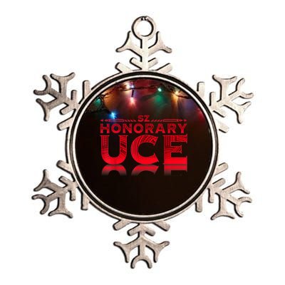 Honorary Uce Metallic Star Ornament