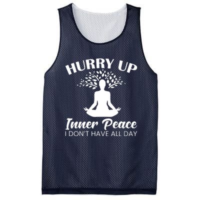 Hurry Up Inner Peace Mesh Reversible Basketball Jersey Tank