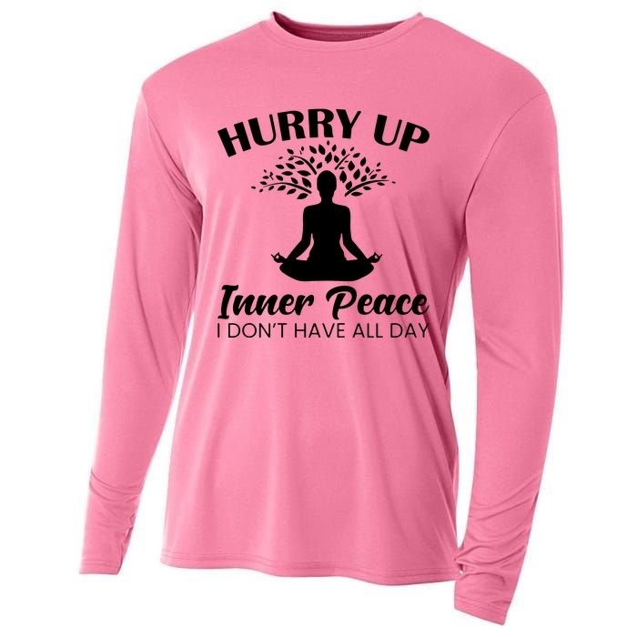 Hurry Up Inner Peace Cooling Performance Long Sleeve Crew