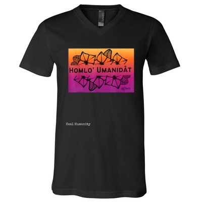 Homlo Umanidat II V-Neck T-Shirt