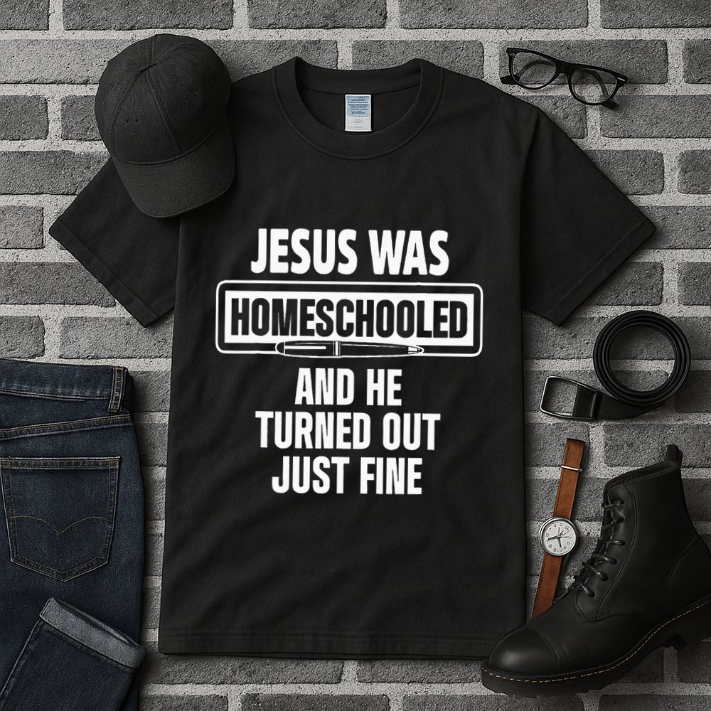 Homeschool Unschooling Jesus Homeschooled Tall T-Shirt