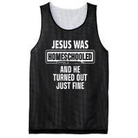 Homeschool Unschooling Jesus Homeschooled Mesh Reversible Basketball Jersey Tank