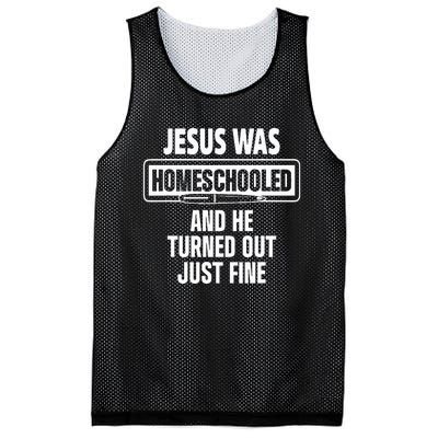 Homeschool Unschooling Jesus Homeschooled Mesh Reversible Basketball Jersey Tank