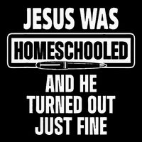 Homeschool Unschooling Jesus Homeschooled Kids Hoodie