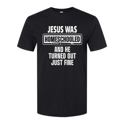 Homeschool Unschooling Jesus Homeschooled Softstyle® CVC T-Shirt