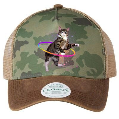 Hula Hoop Galaxy Cat Legacy Tie Dye Trucker Hat