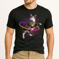 Hula Hoop Galaxy Cat Cooling Performance Crew T-Shirt