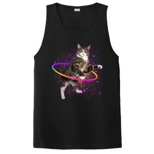 Hula Hoop Galaxy Cat PosiCharge Competitor Tank