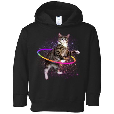 Hula Hoop Galaxy Cat Toddler Hoodie