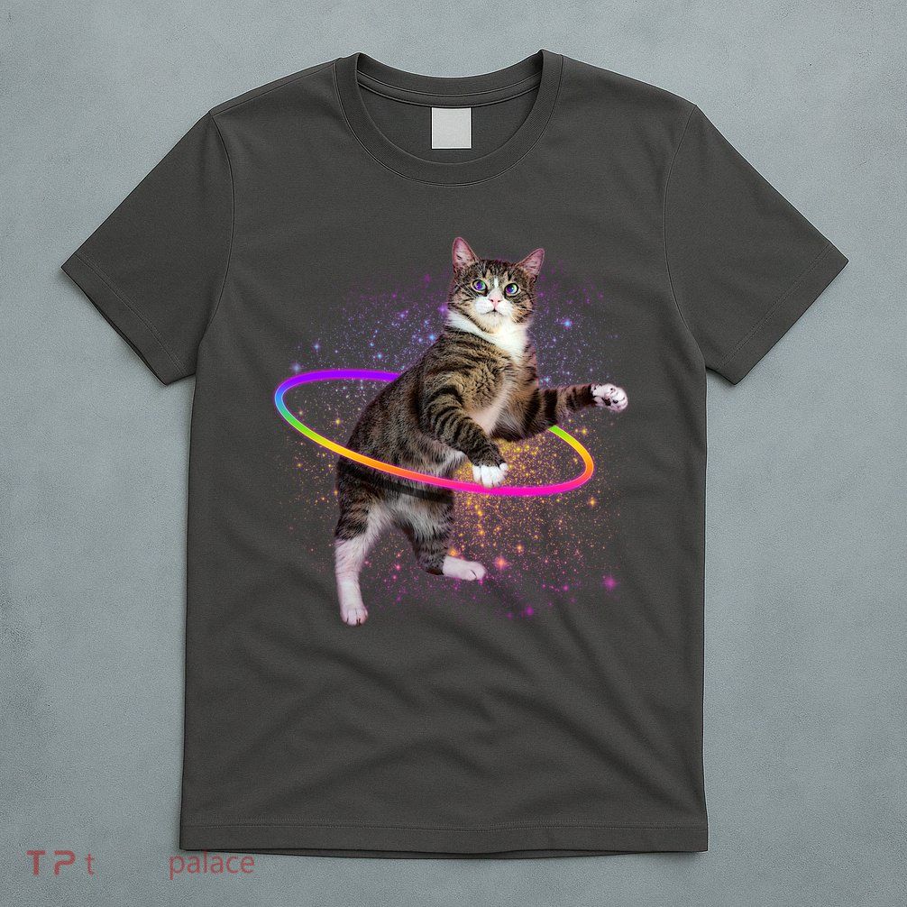 Hula Hoop Galaxy Cat T-Shirt