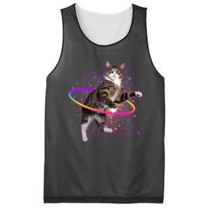 Hula Hoop Galaxy Cat Mesh Reversible Basketball Jersey Tank