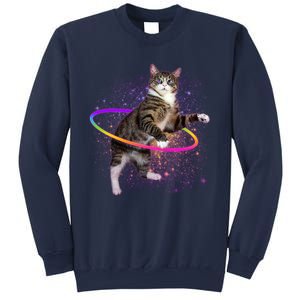 Hula Hoop Galaxy Cat Sweatshirt