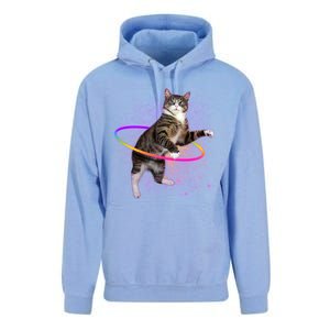 Hula Hoop Galaxy Cat Unisex Surf Hoodie